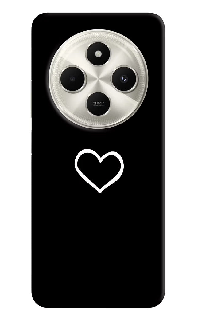 Heart Poco C75 5G Hard Case Back Cover by Casekaro
