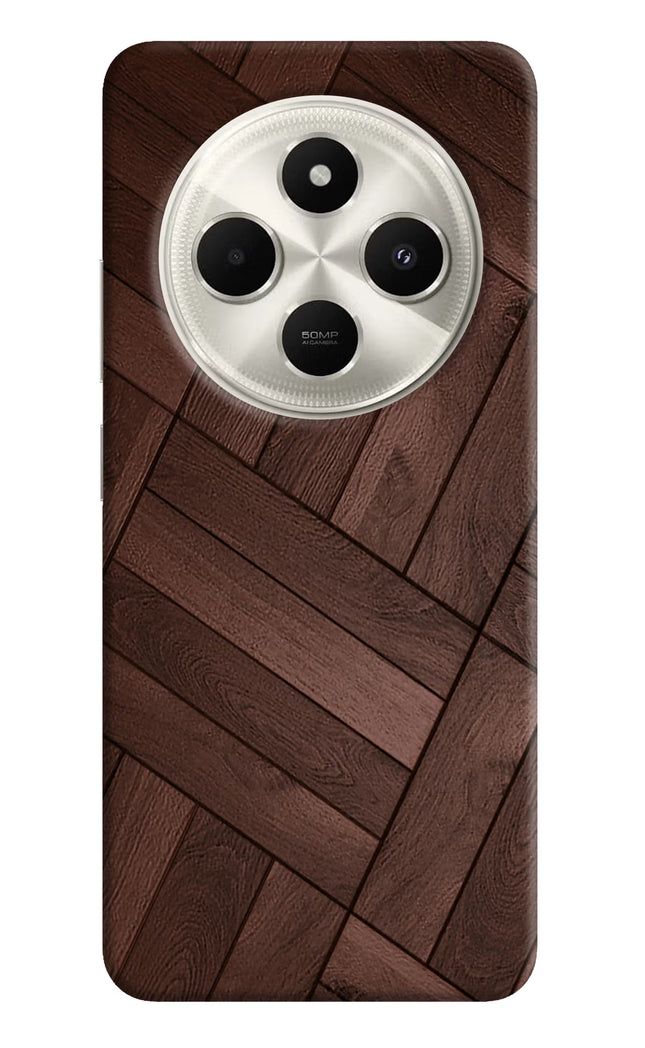 Wooden Texture Design Poco C75 5G Hard Case Back Cover by Casekaro