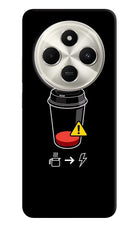 Coffee Poco C75 5G Hard Case Back Cover by Casekaro