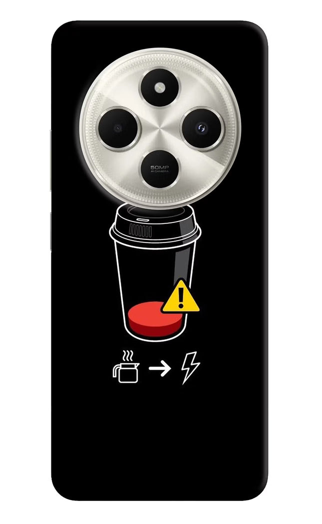 Coffee Poco C75 5G Hard Case Back Cover by Casekaro