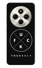 Go Fuck Yourself Poco C75 5G Hard Case Back Cover by Casekaro