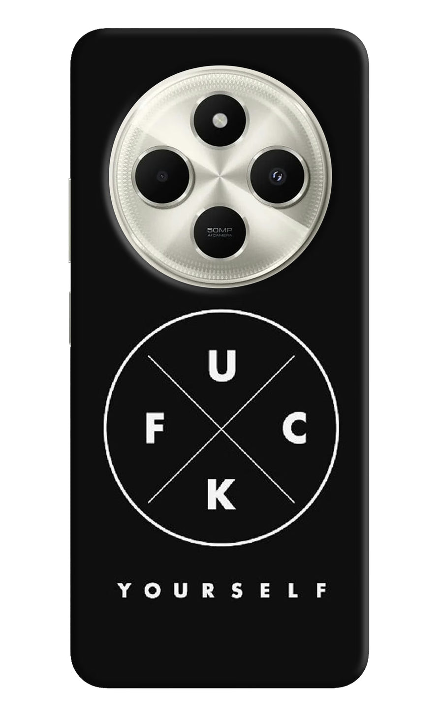 Go Fuck Yourself Poco C75 5G Back Cover, Hard case