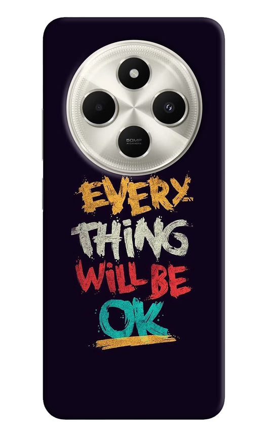 Everything Will Be Ok Poco C75 5G Hard Case Back Cover by Casekaro