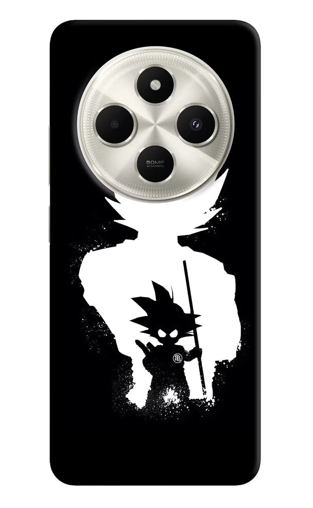 Goku Shadow Poco C75 5G Hard Case Back Cover by Casekaro