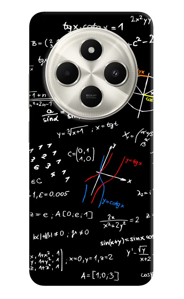 Mathematics Formula Poco C75 5G Hard Case Back Cover by Casekaro