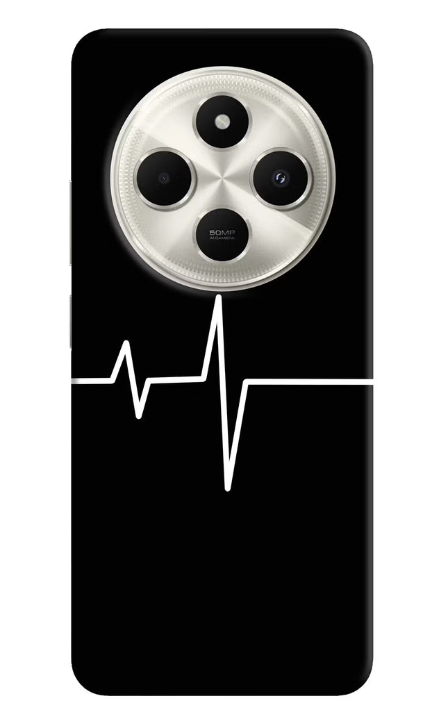 Heart Beats Poco C75 5G Hard Case Back Cover by Casekaro