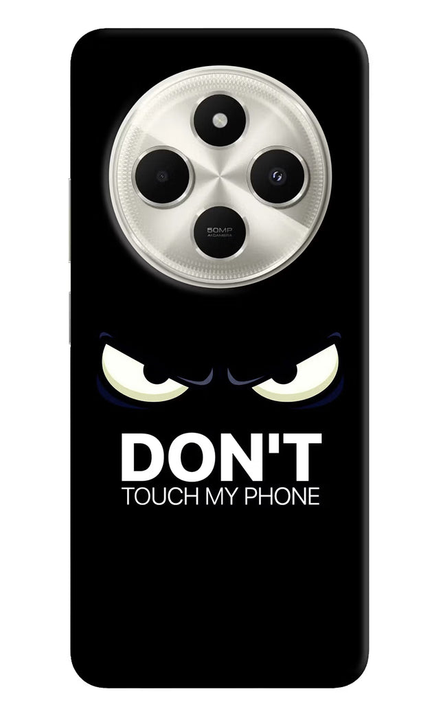 Don'T Touch My Phone Poco C75 5G Hard Case Back Cover by Casekaro