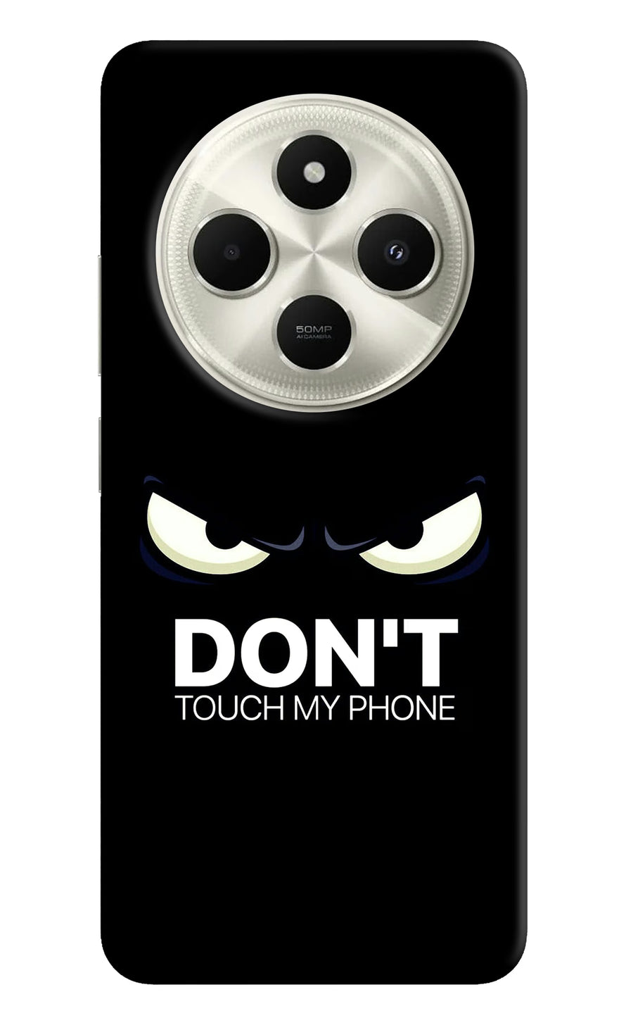 Don'T Touch My Phone Poco C75 5G Back Cover, Hard case