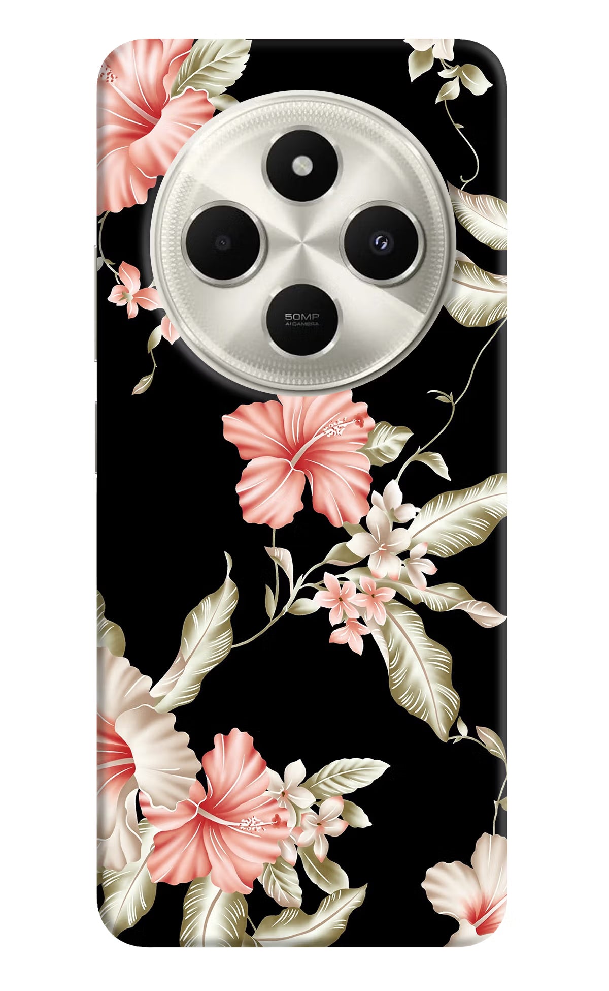 Flowers Poco C75 5G Hard Case Back Cover by Casekaro