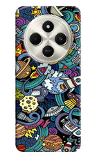 Space Abstract Poco C75 5G Hard Case Back Cover by Casekaro