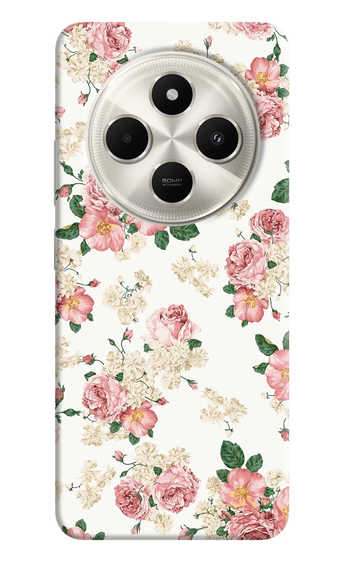 Flowers Poco C75 5G Hard Case Back Cover by Casekaro