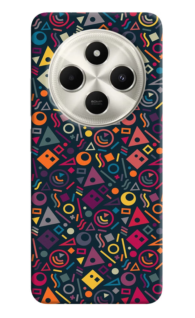 Geometric Abstract Poco C75 5G Hard Case Back Cover by Casekaro