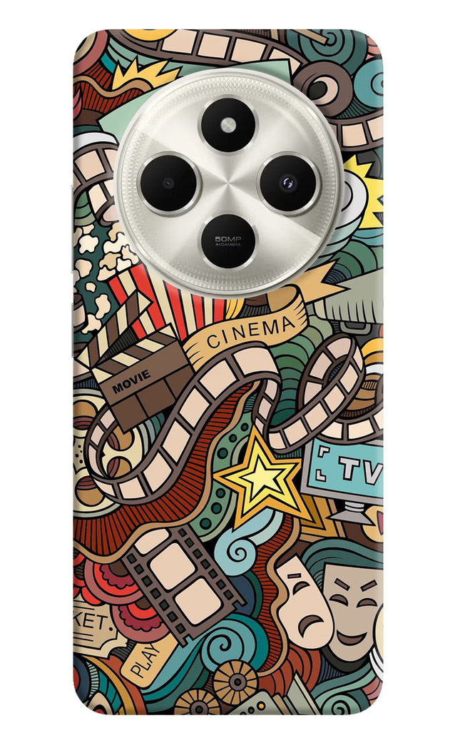 Cinema Abstract Poco C75 5G Hard Case Back Cover by Casekaro