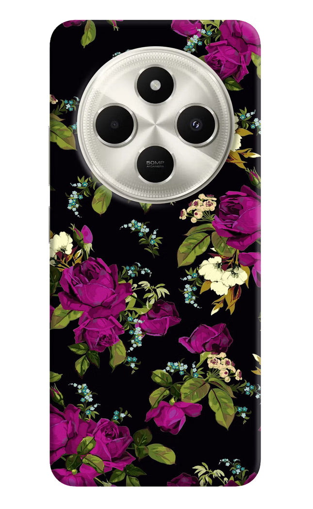 Flowers Poco C75 5G Hard Case Back Cover by Casekaro
