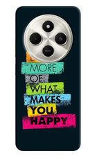Do More Of What Makes You Happy Poco C75 5G Hard Case Back Cover by Casekaro