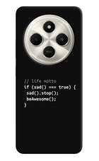 Life Motto Code Poco C75 5G Hard Case Back Cover by Casekaro