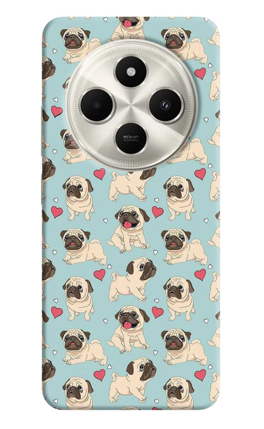 Pug Dog Poco C75 5G Hard Case Back Cover by Casekaro