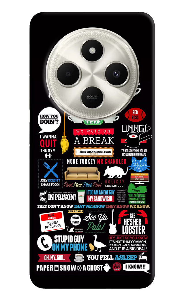 FRIENDS Poco C75 5G Hard Case Back Cover by Casekaro