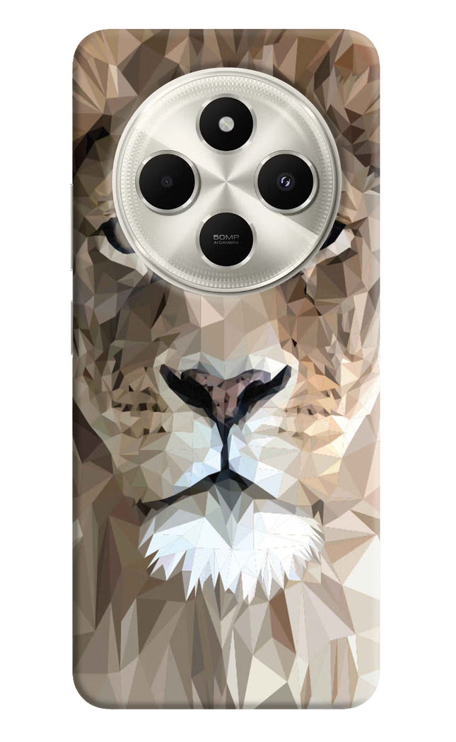Lion Art Poco C75 5G Hard Case Back Cover by Casekaro