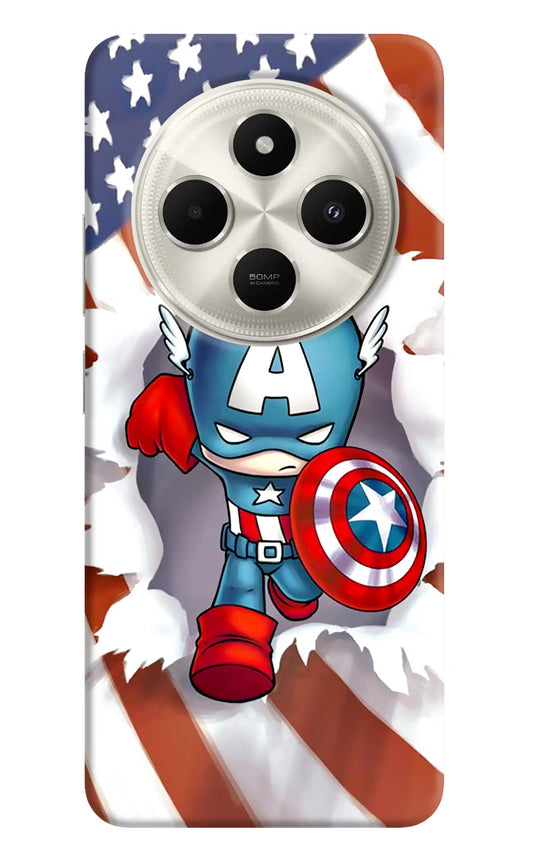 Captain America Poco C75 5G Hard Case Back Cover by Casekaro