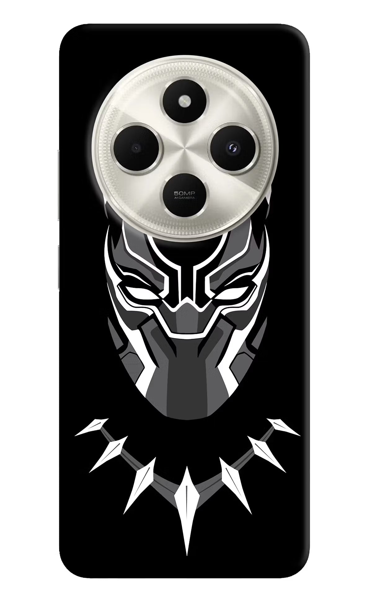 Black Panther Poco C75 5G Hard Case Back Cover by Casekaro