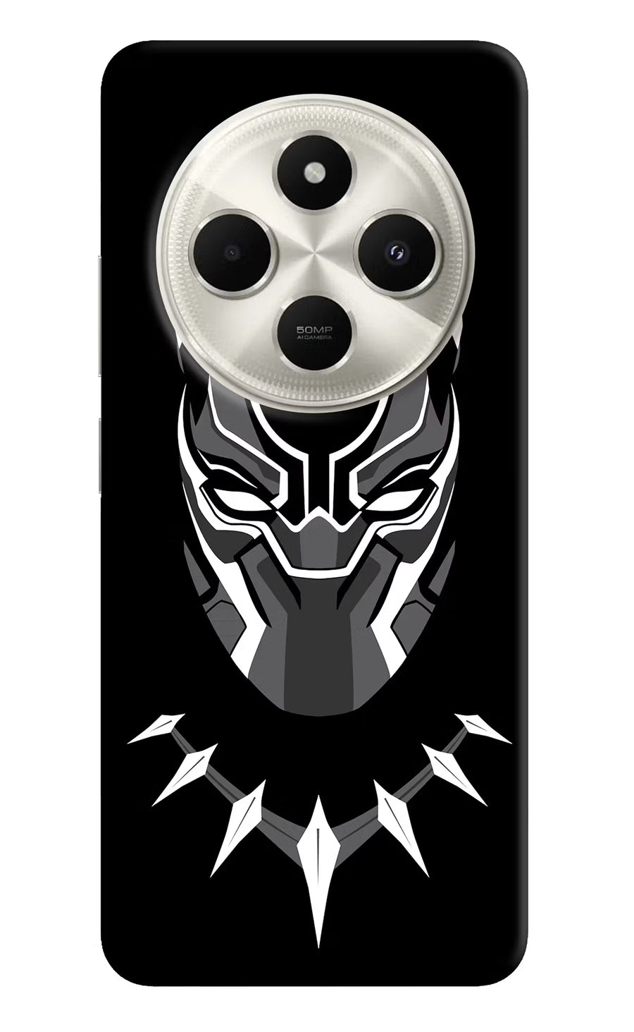 Black Panther Poco C75 5G Back Cover, Hard case