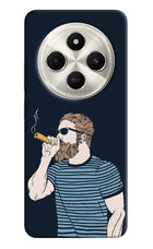 Smoking Poco C75 5G Hard Case Back Cover by Casekaro