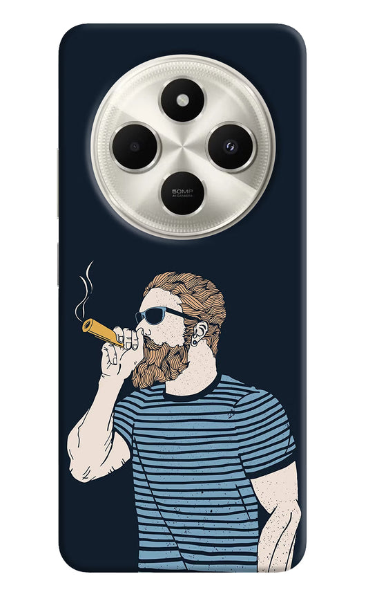 Smoking Poco C75 5G Hard Case Back Cover by Casekaro
