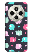 Elephants Poco C75 5G Hard Case Back Cover by Casekaro