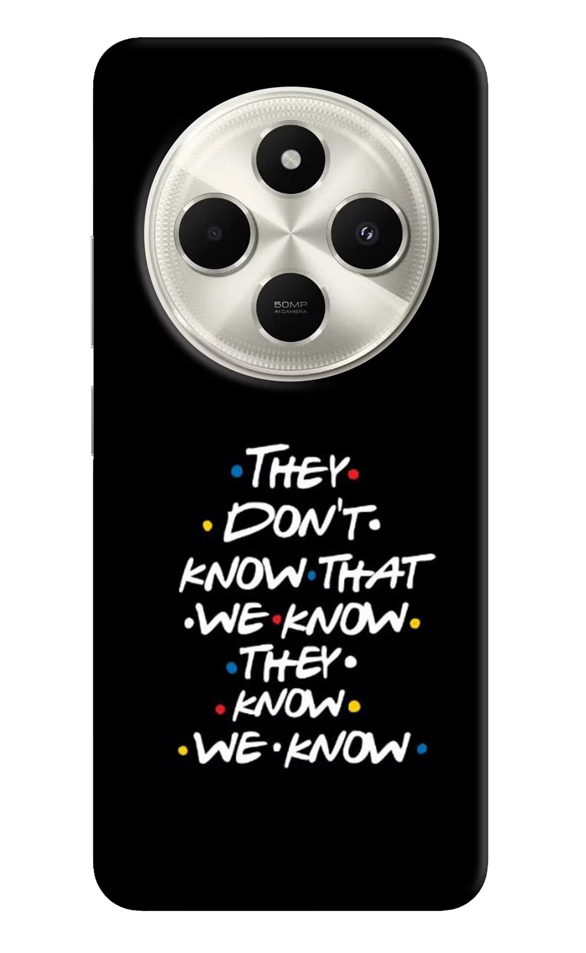FRIENDS Dialogue Poco C75 5G Hard Case Back Cover by Casekaro