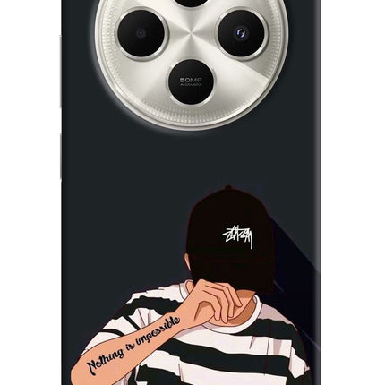 Aesthetic Boy Poco C75 5G Hard Case Back Cover by Casekaro