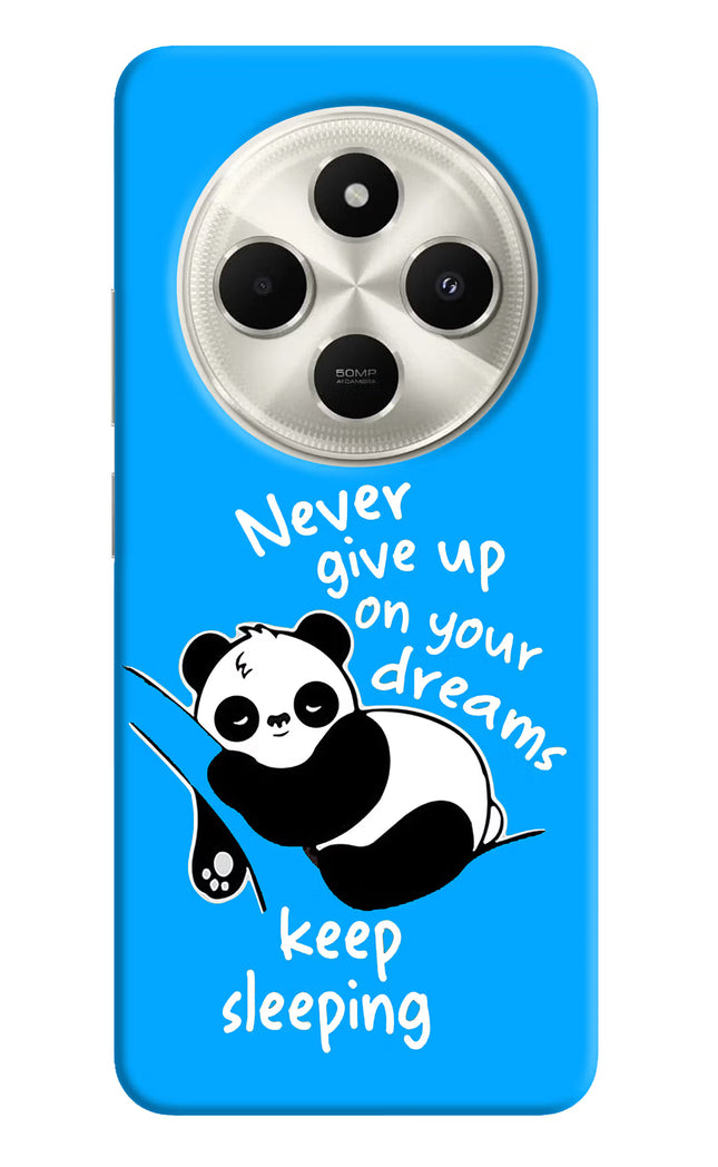 Keep Sleeping Poco C75 5G Hard Case Back Cover by Casekaro