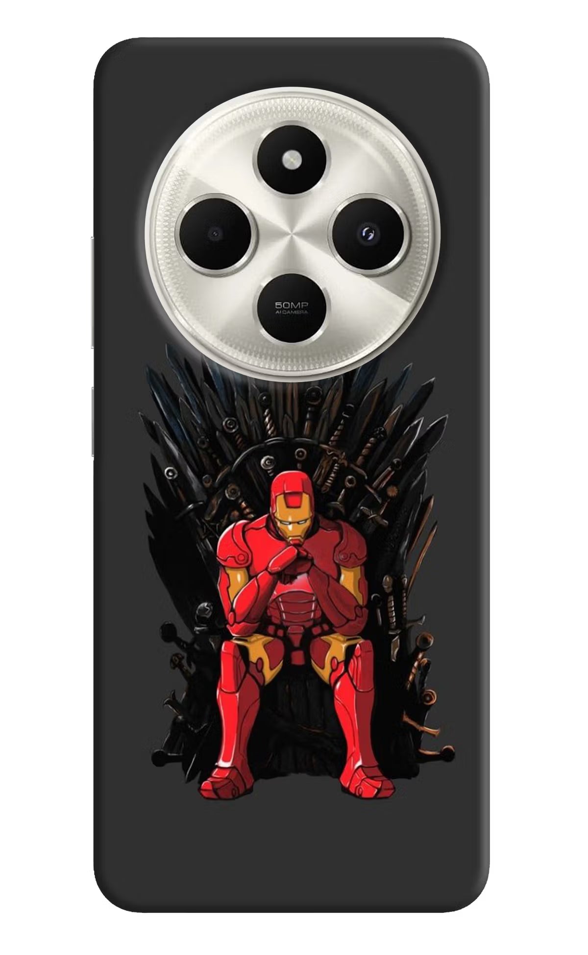 Ironman Throne Poco C75 5G Hard Case Back Cover by Casekaro