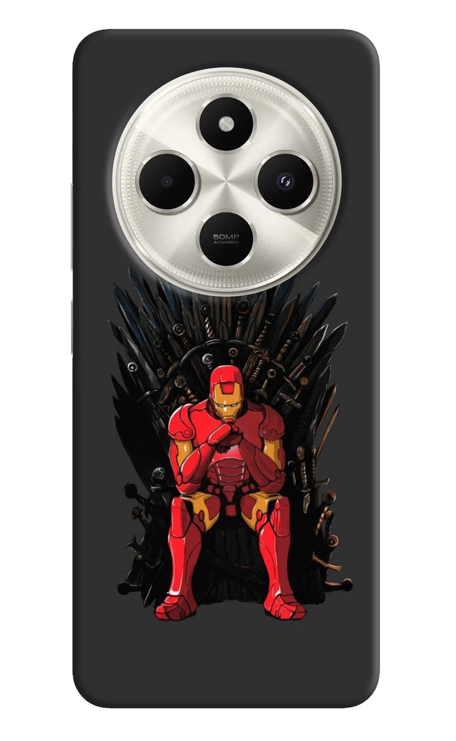 Ironman Throne Poco C75 5G Back Cover, Hard case