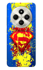 Superman logo Poco C75 5G Hard Case Back Cover by Casekaro