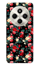 Rose Pattern Poco C75 5G Hard Case Back Cover by Casekaro