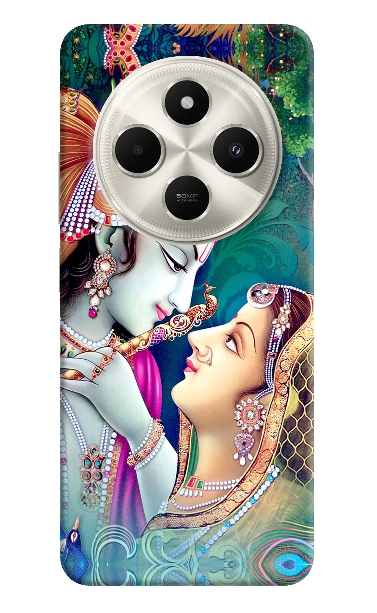 Lord Radha Krishna Poco C75 5G Hard Case Back Cover by Casekaro