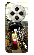 Ride More Worry Less Poco C75 5G Hard Case Back Cover by Casekaro
