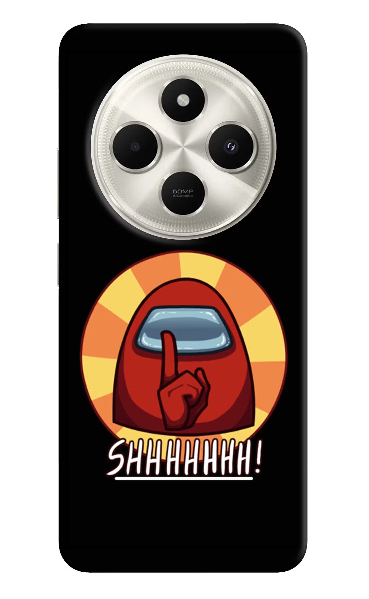 Among Us Shhh! Poco C75 5G Hard Case Back Cover by Casekaro