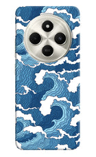 Blue Waves Poco C75 5G Hard Case Back Cover by Casekaro