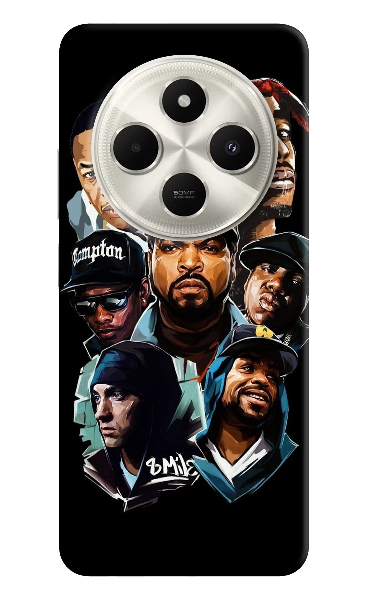 Rappers Poco C75 5G Hard Case Back Cover by Casekaro
