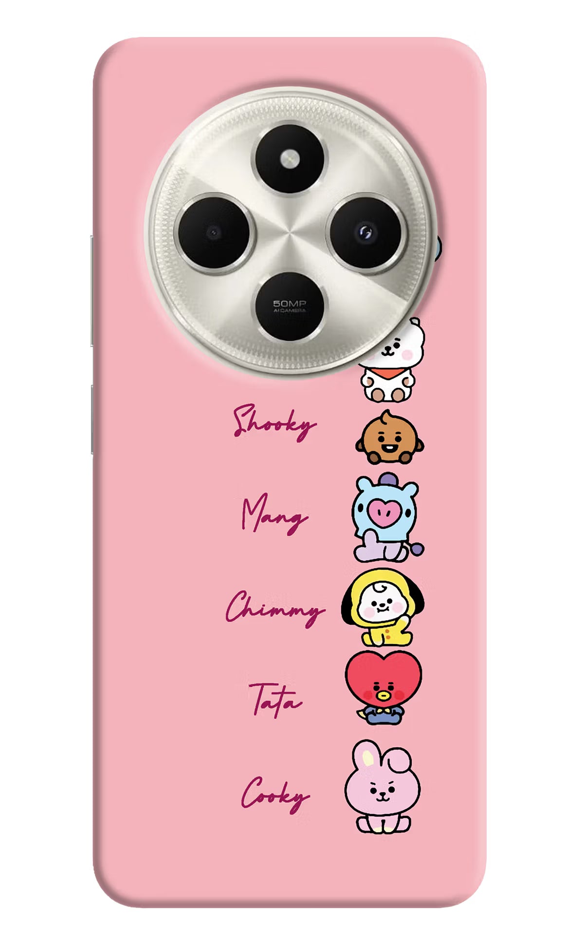 BTS names Poco C75 5G Hard Case Back Cover by Casekaro