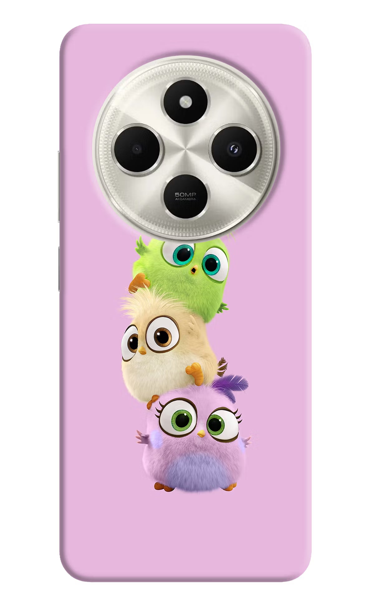 Cute Little Birds Poco C75 5G Hard Case Back Cover by Casekaro