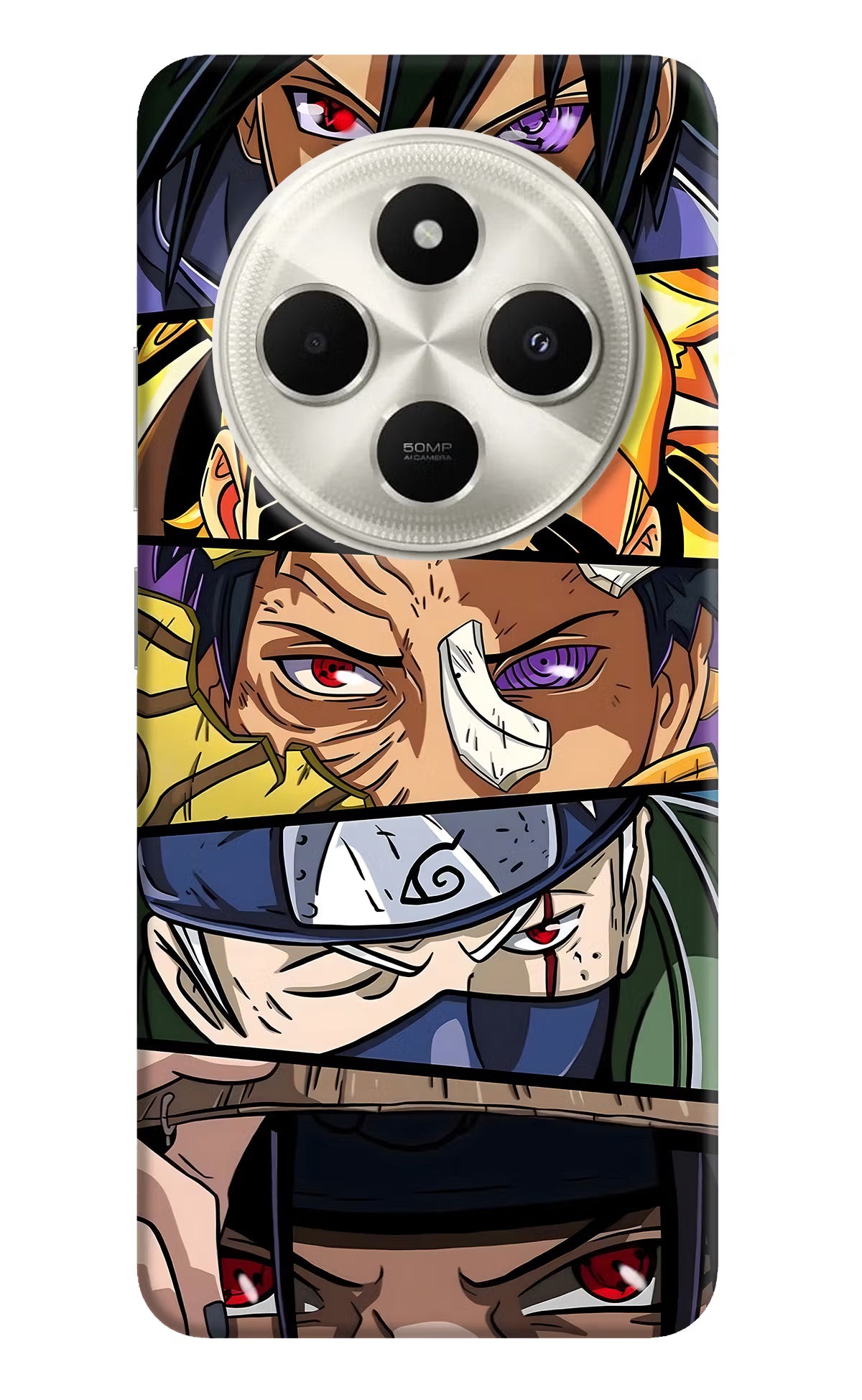 Naruto Character Poco C75 5G Hard Case Back Cover by Casekaro