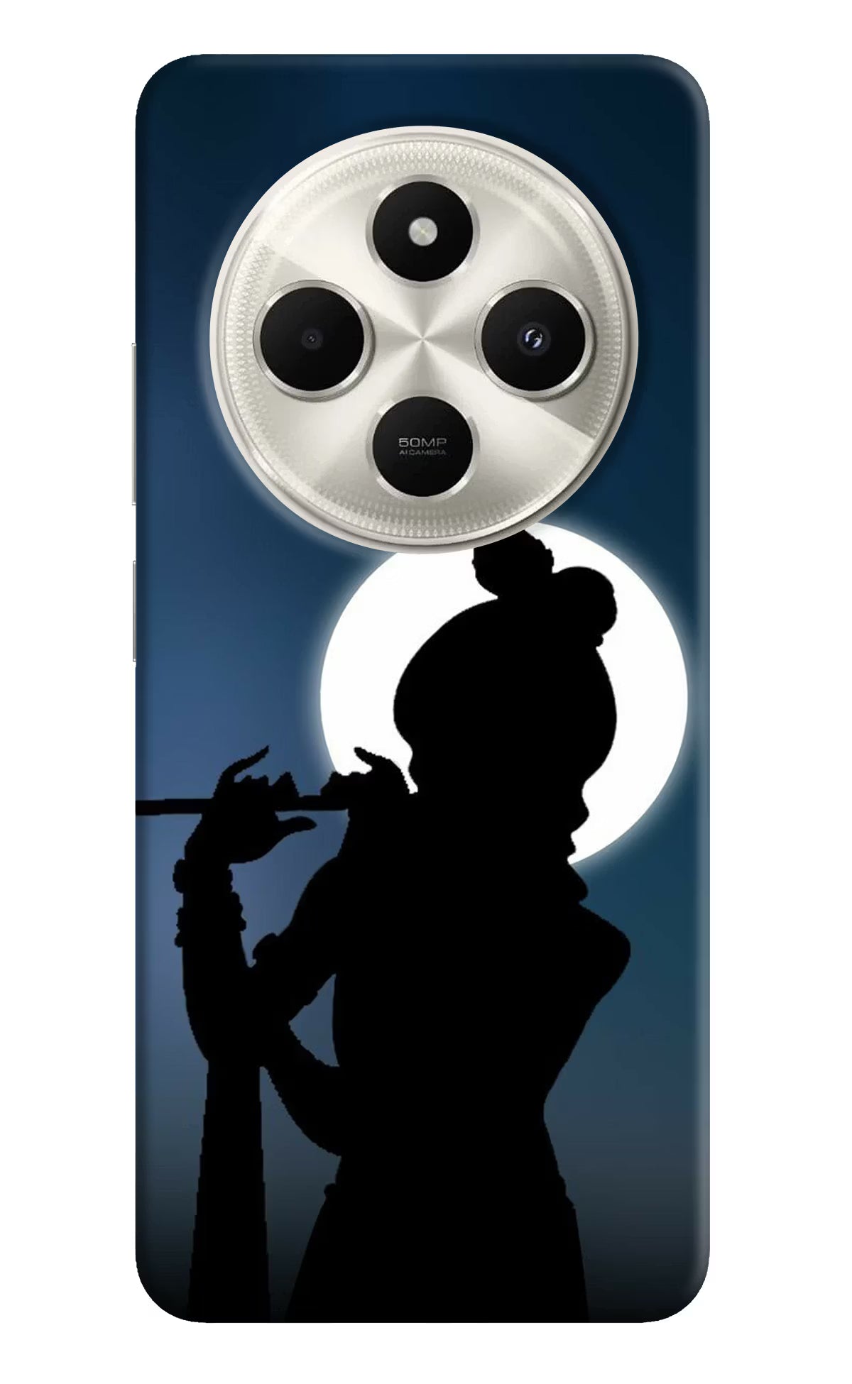 Shri Krishna Silhouette Poco C75 5G Back Cover