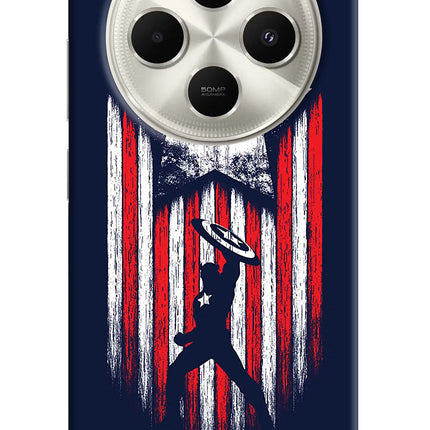 Captain America Marvel Art Poco C75 5G Hard Case Back Cover by Casekaro