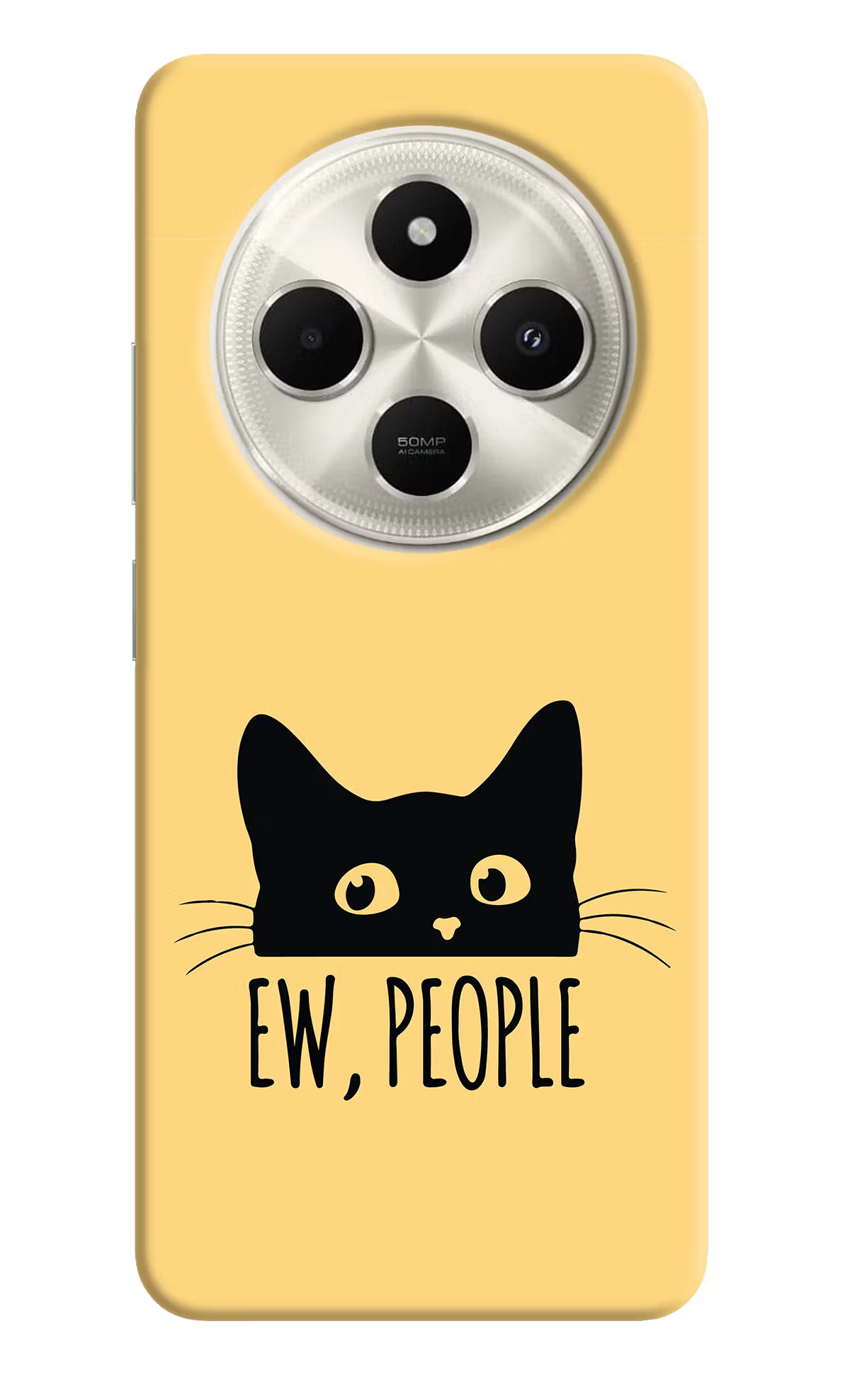 Ew People Catitude Poco C75 5G Hard Case Back Cover by Casekaro