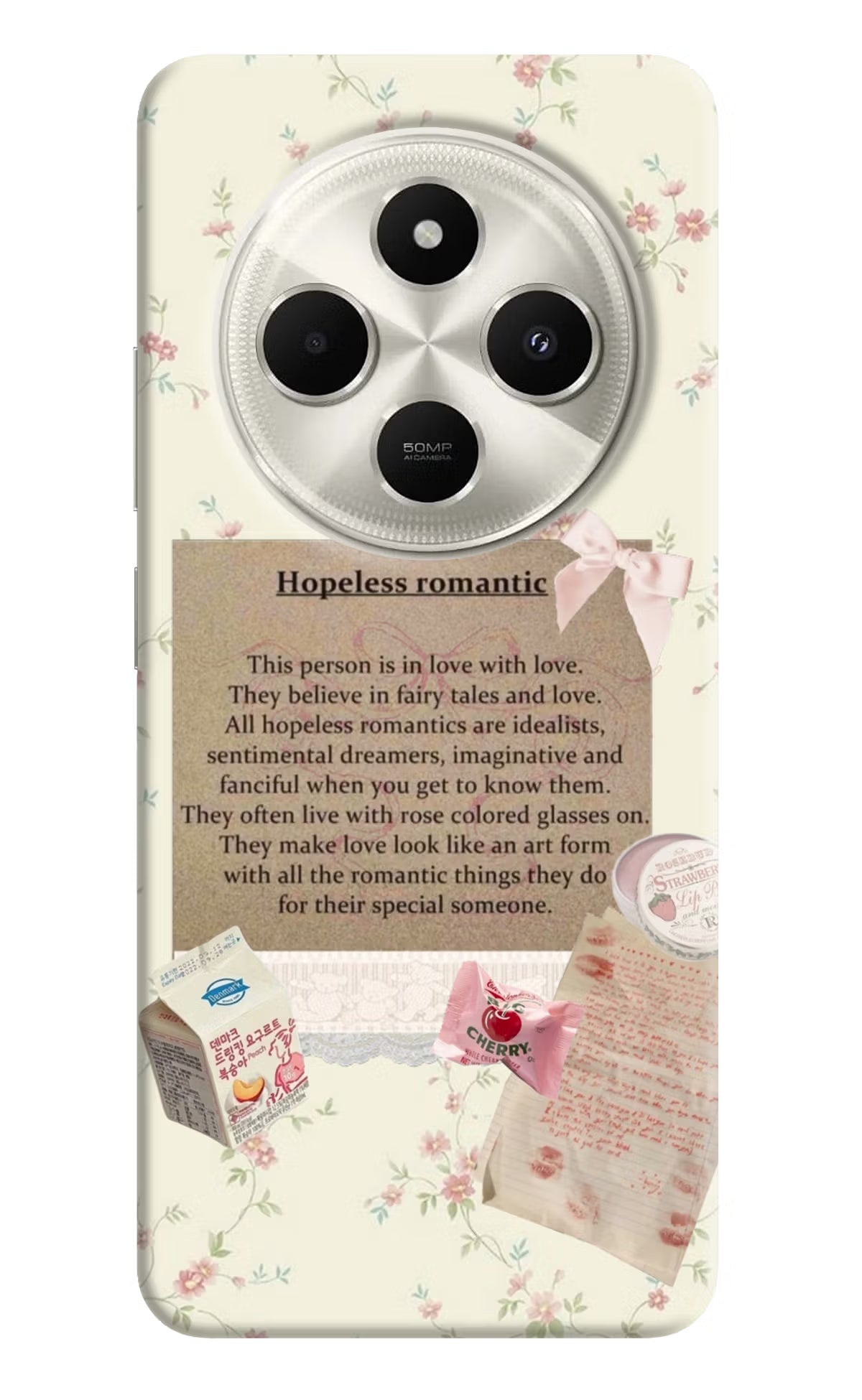 Hopeless Romantic Poco C75 5G Hard Case Back Cover by Casekaro
