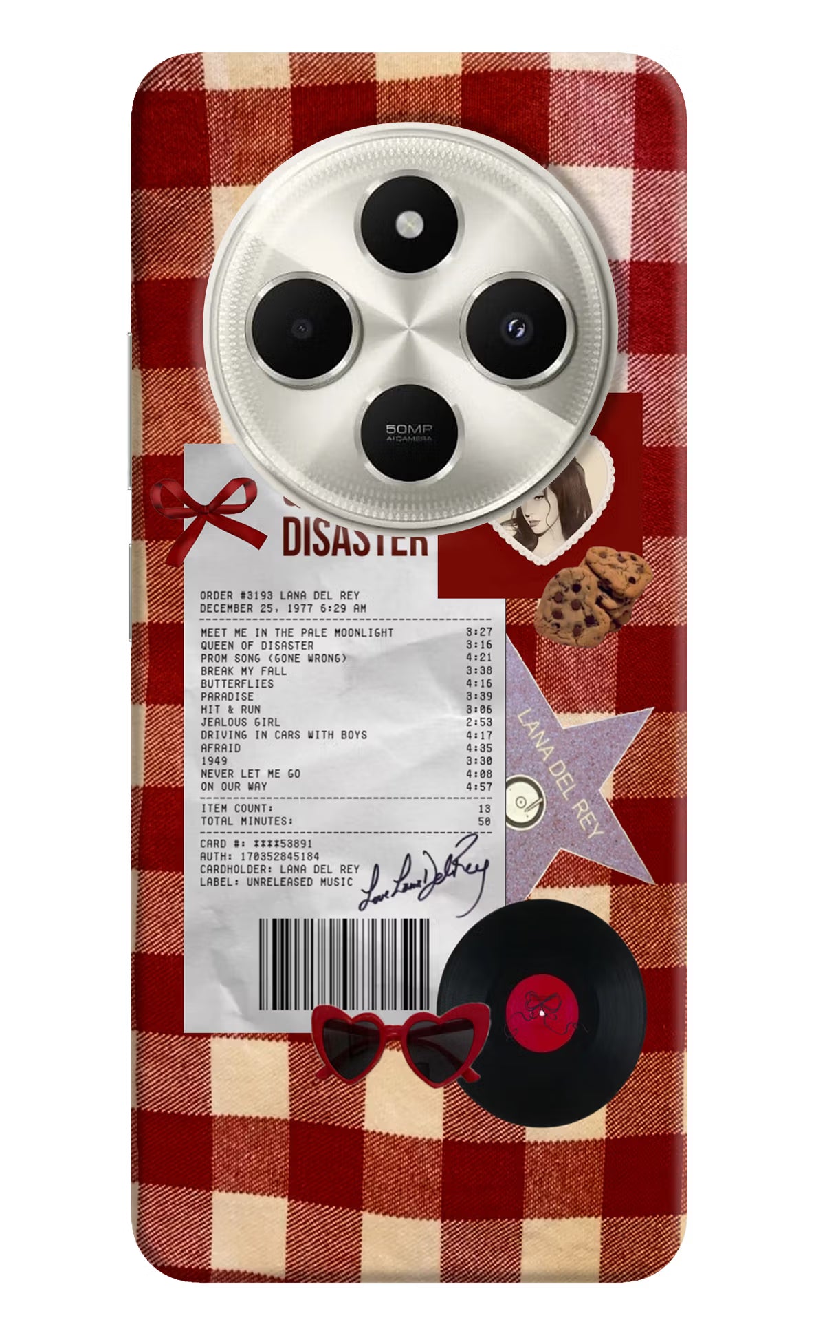 Queen of Disaster Poco C75 5G Hard Case Back Cover by Casekaro