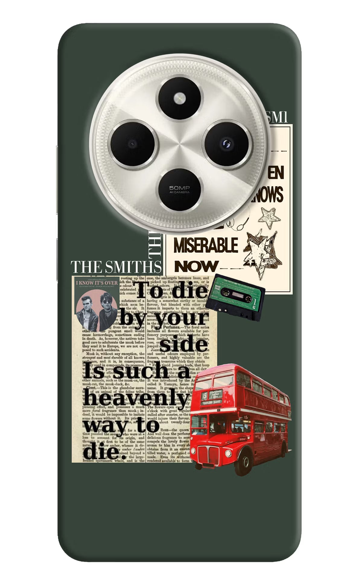 The Smiths Poco C75 5G Hard Case Back Cover by Casekaro